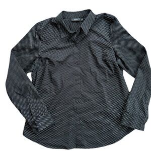 Apt. 9‎ Black and White Dotted Men's Shirt